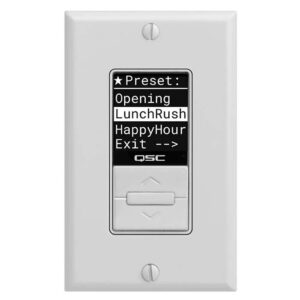 <span></span>CONTROL QSC MP-MFC-WH PARED MP-M