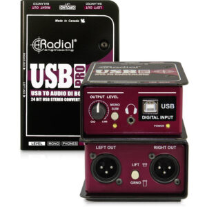 <span></span>CAJA DIRECTA RADIAL USB-PRO ESTEREO USB