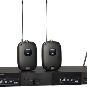 <span></span>MICRÓFONO INALÁMBRICO DUAL CON DOS BODYPACKS SHURE SLXD14D
