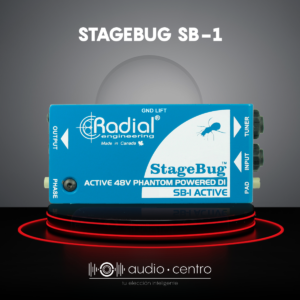 <span></span>CAJA DIRECTA RADIALSTAGEBUG SB-1 ACTIVA
