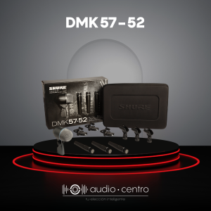 <span></span>KIT MICRÓFONOS BATERIA SHURE DMK57-52