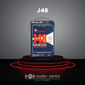 <span></span>CAJA DIRECTA RADIAL J48 ACTIVA SENCILLA