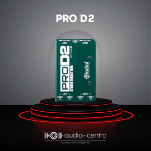 <span></span>CAJA DIRECTA RADIAL PRO D2 ESTEREO SERIE PRO